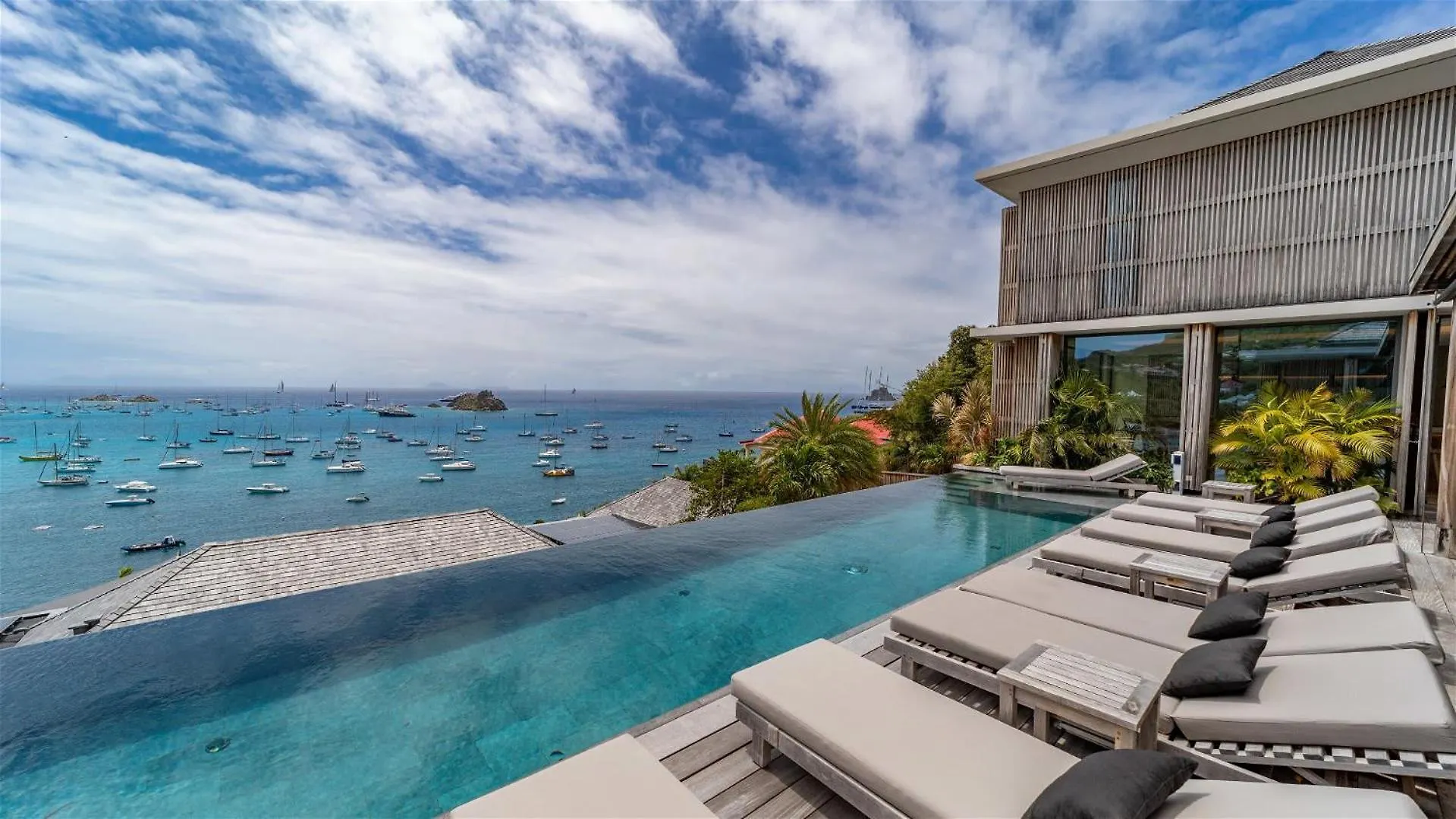 Superb Villa With Panoramic View Over Corossol Bay Gustavia