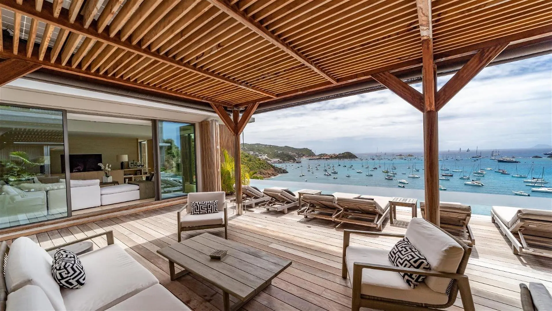 Superb Villa With Panoramic View Over Corossol Bay Gustavia 0*,