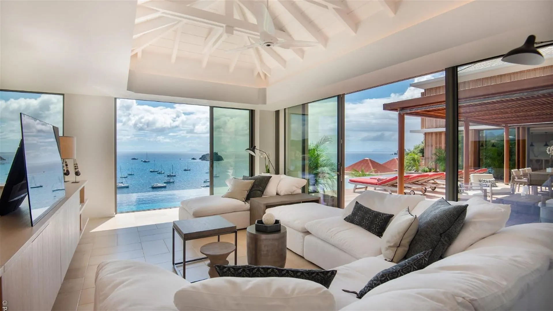 Superb Villa With Panoramic View Over Corossol Bay Gustavia Saint-Barthelemy