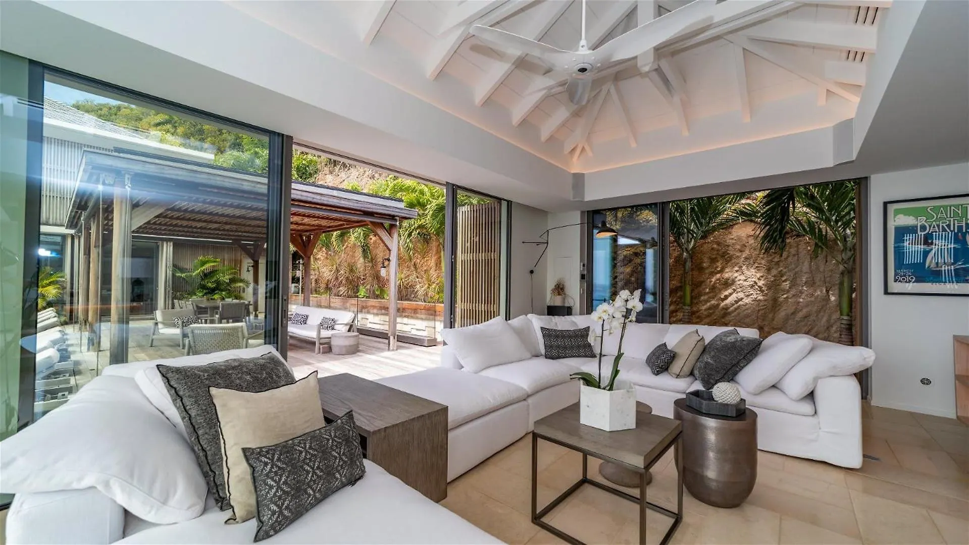 Superb Villa With Panoramic View Over Corossol Bay Gustavia