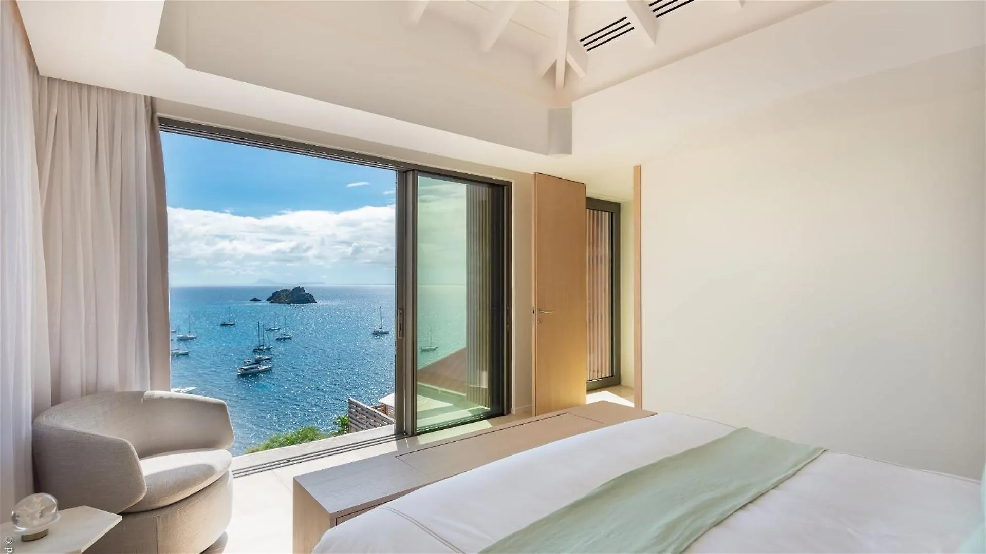 Superb Villa With Panoramic View Over Corossol Bay Gustavia
