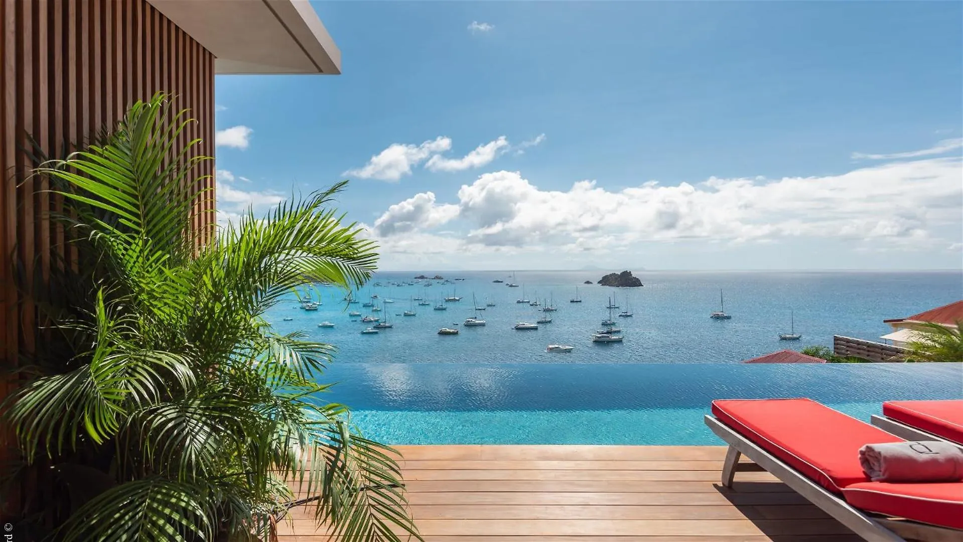 Superb Villa With Panoramic View Over Corossol Bay Gustavia