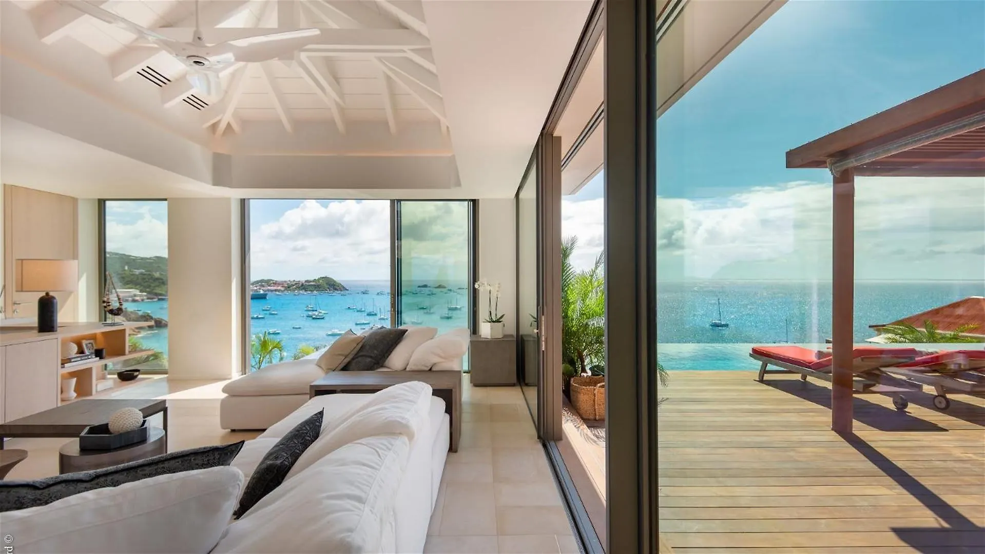 Superb Villa With Panoramic View Over Corossol Bay Gustavia Saint Barthélemy