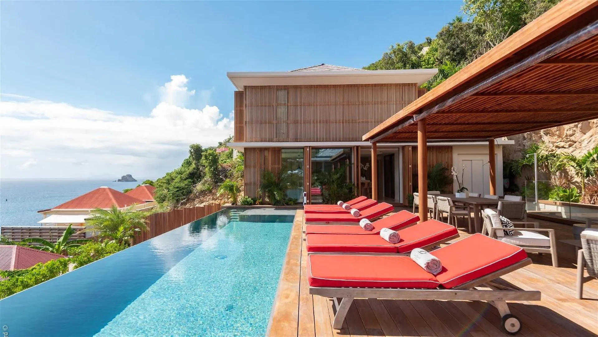 Superb Villa With Panoramic View Over Corossol Bay Gustavia Saint Barthélemy